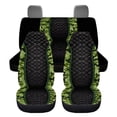 thumbnail image 2 of Qpednta Camo Green Car Seat Covers Full Set 4 Pack Easy to Install Front Seat Protector Auto Seat Rear Split Bench Cover Universal Automotive Seat Cover Accessories, 2 of 7