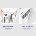 thumbnail image 3 of CHUANK Direct Thermal Labels 4x6 Shipping Labels with Perforation  Pack of 500 4x6 Fanfold Labels for Thermal Printers, 3 of 6