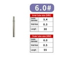 thumbnail image 1 of 1pcs Fishing Rod Connecting Tube Fishing Rod Building Repair Fishing Pole DIY, 1 of 9