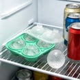 thumbnail image 4 of Bandeja para Cubitos de Hielo con Forma de Pelota de Golf: Molde de Silicona para Esferas de Hielo para Cócteles, Whisky y Bebidas de Fiesta con Embudo para Facilitar El Llenado | Original Máquina pa, 4 of 6