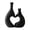 B, variant on Vase Set, 2 Piece Plastic Vase Non-Fragile Decorative Art Set, Heart Shape Forming Tabletop Decor for Wedding Dining Table Bookshelf, Home Office Decor Gift