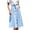 Light Blue, variant on yueewhu Midi Skirts for Womens High Elastic Waist Pleated A Line Midi Skirt Casual Button Front Flared Skirts with Pockets (Wine, M)