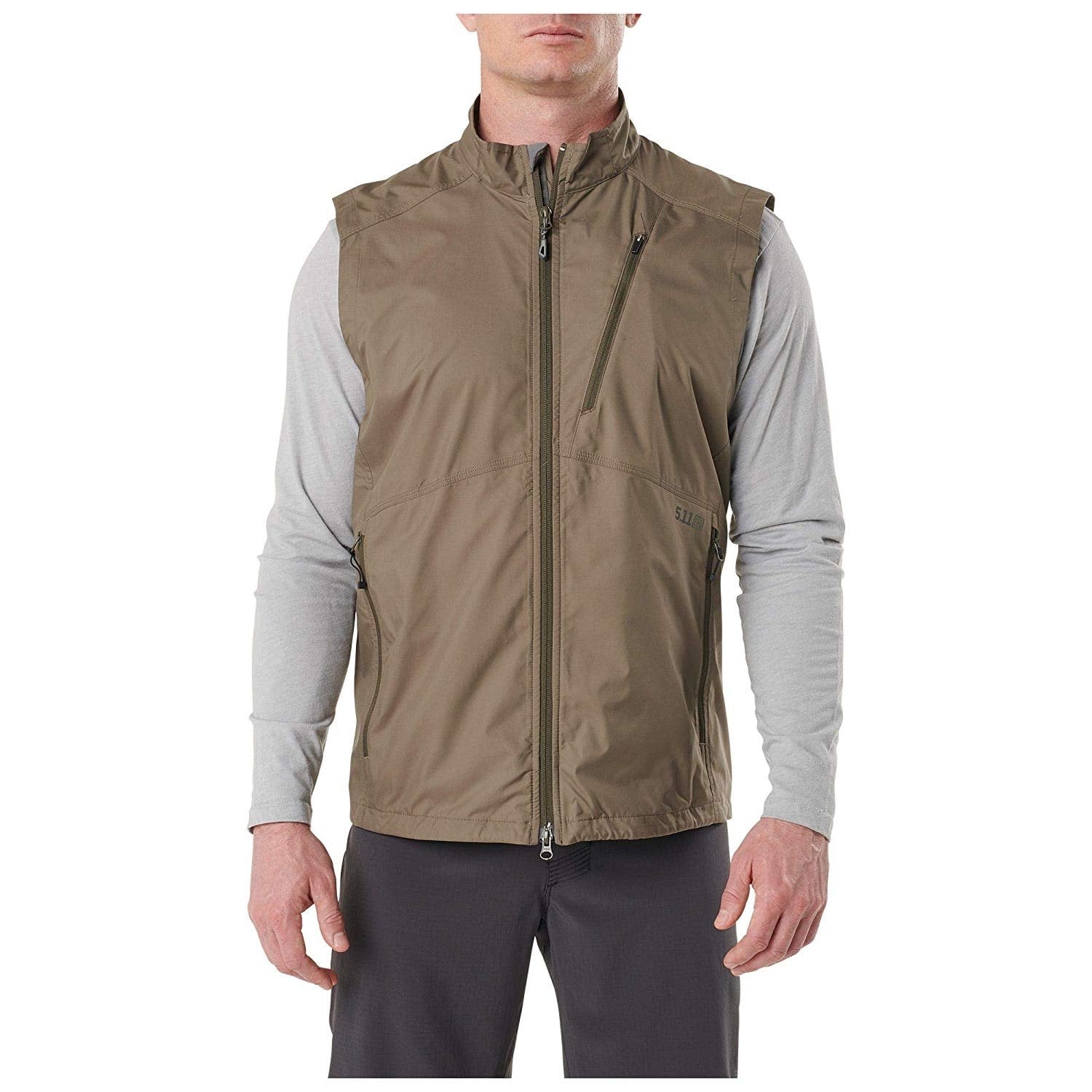 5.11 Tactical Men's Cascadia Windbreaker Packable Vest, 100% Polyester ...