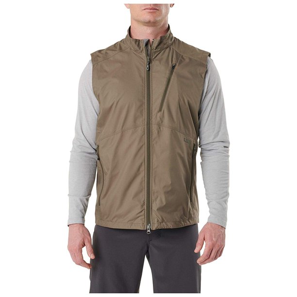 5.11 Tactical Men's Cascadia Windbreaker Packable Vest, 100 Polyester