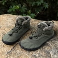 thumbnail image 4 of Mepaouo Men's Women's Winter Barefoot Hiking Boots Wide Toe Ankle Booties Minimalist Waterproof Shoes, 4 of 8