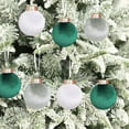 thumbnail image 6 of 15PCS Velvet Christmas Ball Ornaments - 3" Shatterproof Plush Xmas Tree Decorations for Holiday Home & Party Decor, 6 of 7