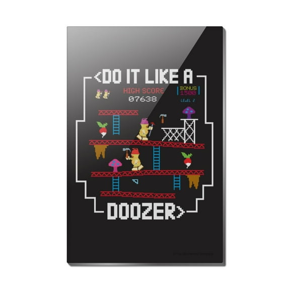 Do it like a Doozer Fraggle Rock Rectangle Acrylic Fridge Refrigerator Magnet