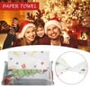 Mortilo Christmas Paper Napkin Colored Paper Creative Environmental Protection