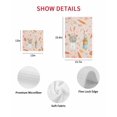thumbnail image 7 of Spring Easter Kitchen Dish Towels for Drying Dishes Set of 2, Bunny Carrots Eggs Floral Botanical Pink Waffle Weave Microfiber Hand Tea Bathroom Towels Quick Dry & Absorbent Towel 12x12, 7 of 7