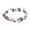 Amethyst, variant on 1pc Crystal Gemstone Chips Beads Stretchy Bracelet Reiki Chakra Fashion Jewelry