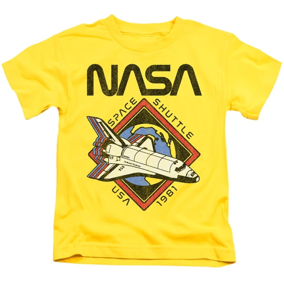 Nasa 1981 Youth 18/1 T-Shirt Yellow