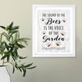 thumbnail image 6 of Designs ByLITA The Sound of The Bees Is The Voice Of The Garden, 8 x 10 White Wall Print (Framed) | Home Decor, 6 of 7