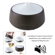 CNMODLE Ultrasonic Essential Diffuser 300ml Air Humidifier Aroma Cool Therapy Purifier Wood Grain Aromatherapy Machine