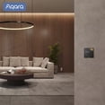thumbnail image 3 of Aqara Smart S1 Scene Panel Switch Touch Screen Voice/Light Control AI Switch Work with For Homekit, MiHome Mijia App.(White), 3 of 6