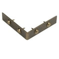 thumbnail image 5 of Dritz Campaign Textured Right Angle, Small, 3 Pack, Antique Brass, 5 of 8