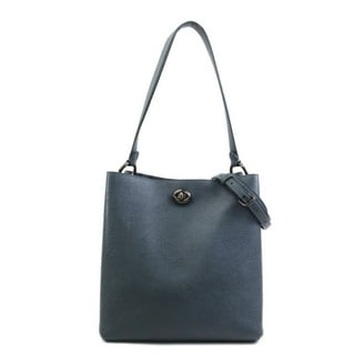 Pre-Owned COACH Tote Bag Shoulder F54758 BLK Black Leather