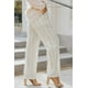 thumbnail image 2 of ABPHQTO Pantalones a rayas de cintura alta con fruncido para mujer, 2 of 5