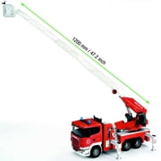Bruder 1/16 Scania Super 560R Fire Engine Truck with Ladder, Water Pump & Lights & Sounds 03591