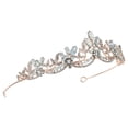 thumbnail image 4 of MasteelfCA 1PC Wedding Bridal Crown Baroque Bridal Rhinestone Crown Wedding Dress Crown, 4 of 8