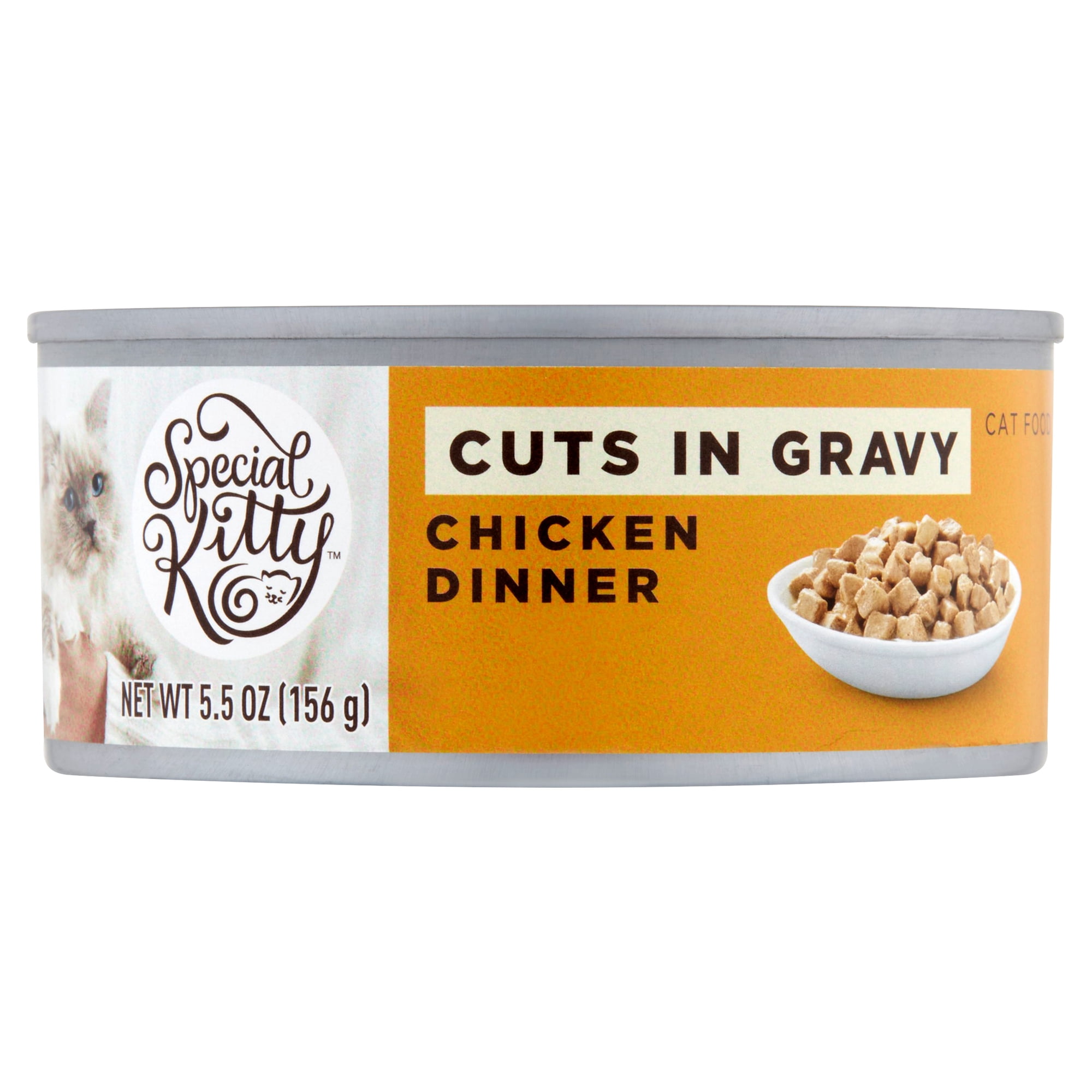 Special Kitty Kitten Wet Cat Food, Ocean Whitefish & Tuna Pate, 5.5 oz Can