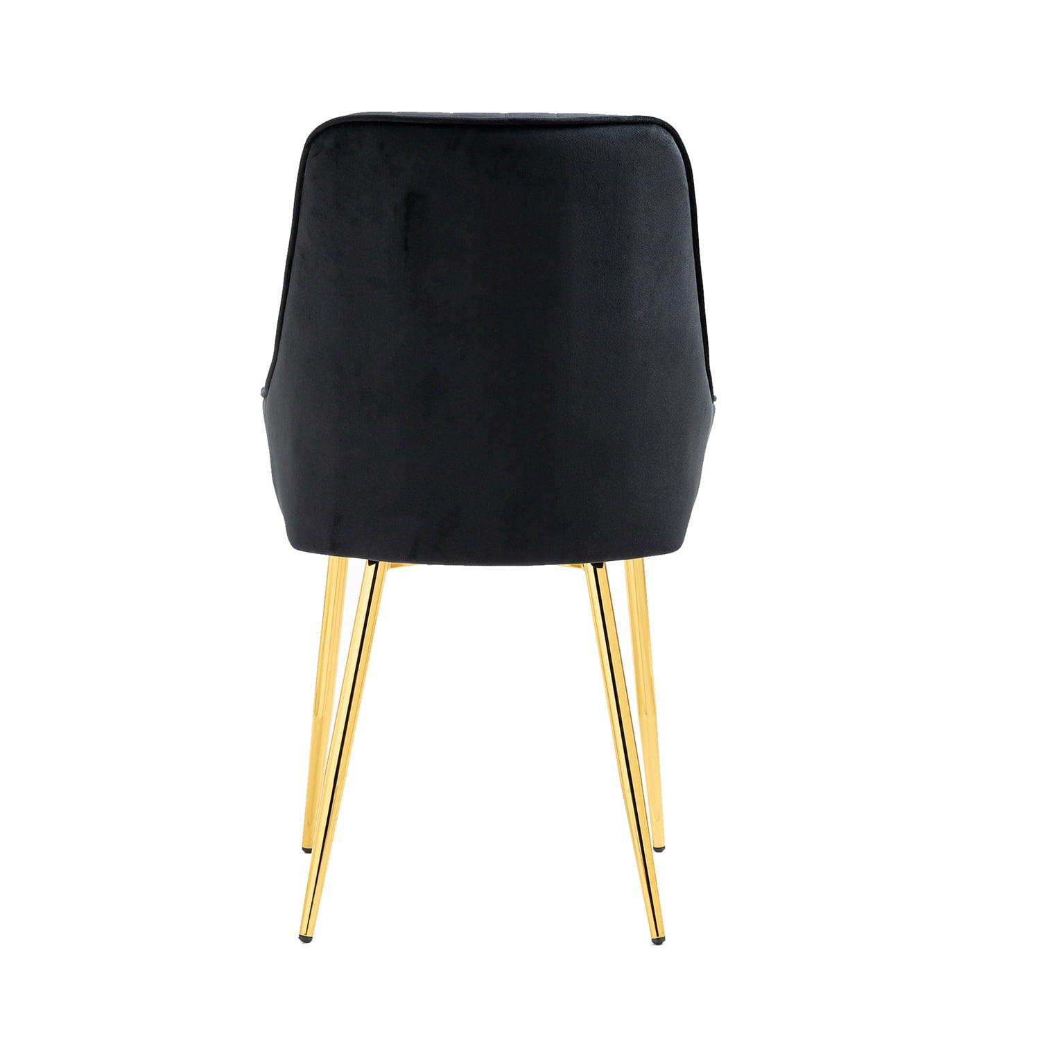 Kepooman Modern Mid-Century Side Chair with Natural Metal Legs for Kitchen, Living Dining Room, Set of 1, Black Kepooman Modern Mid-Century Side Chair with Natural Metal Legs for Kitchen, Living Dining Room, Set of 1, Black