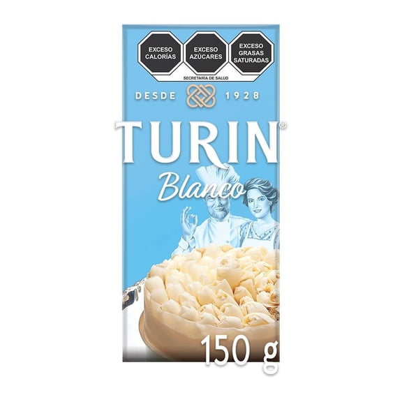 Chocolate blanco Turin alta repostería 150 g