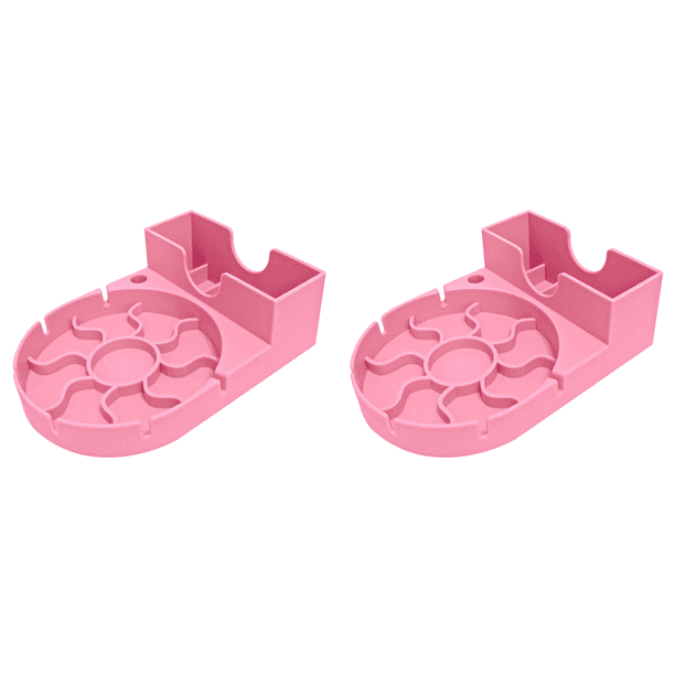 Estante Secado Silicona Rejilla Seca para Botella () Rosa