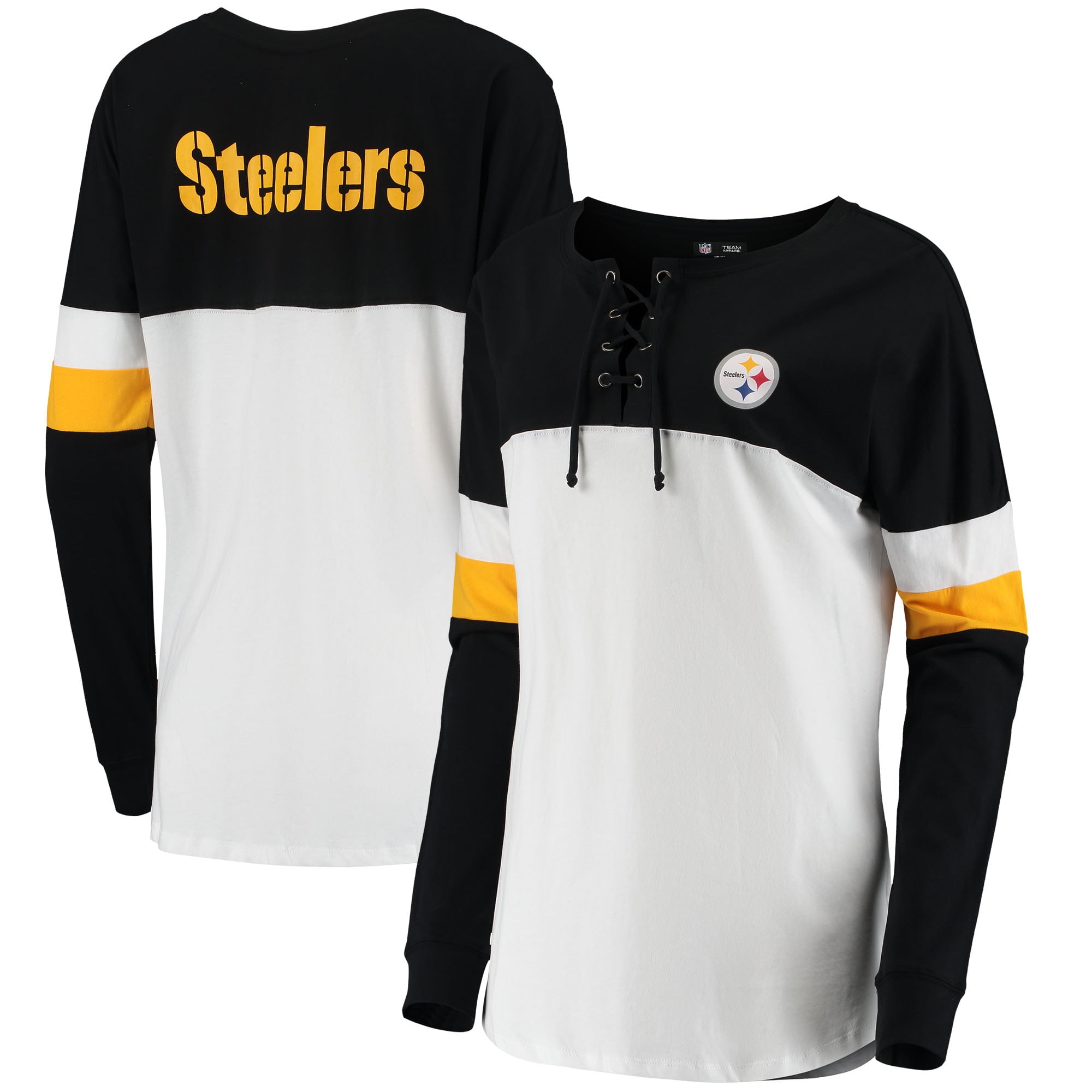 white long sleeve steelers shirt