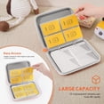 thumbnail image 2 of Funda de transporte ProCase para tarjetas Yoto con 80 bolsillos, color naranja, 2 of 8