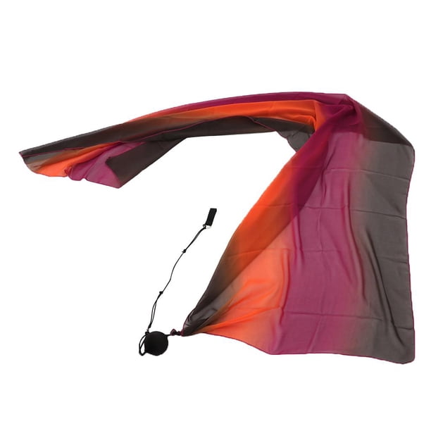 Velo de seda Sunnimix Baile de danza del vientre Poi Multicolor
