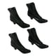 thumbnail image 3 of 2 pares de botas de plástico de 1/12 para muñecas Hugo Negro, 3 of 9