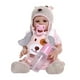 thumbnail image 1 of Muñeca de silicona para bebés Hugo 19 pulgadas Rosado, 1 of 10