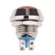 thumbnail image 2 of Terminal de tornillo de interruptor momentáneo impermeable de botón rojo de metal de 12 mm IP67 Cola Interruptor de botón momentáneo, 2 of 8