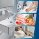 thumbnail image 4 of Cateissary Tapete protector contra salpicaduras para fregadero Universal, artesanía exquisita, fácil instalación, tapete absorbente para grifo Organizadores de utensilios de cocina Gris, 4 of 6