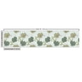 thumbnail image 3 of Ambesonne Floral Fabric by the Yard Upholstery, Colorful Roses and Leaves, 2 Yards, White Laurel Green, 3 of 5