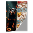 thumbnail image 4 of Lotusprinthandmade Rottweiler Dog Lover God Said I Will Send Them Without Wings Poster 24" x 36", 4 of 5