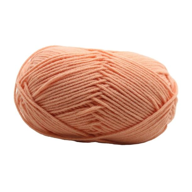 Hilo de ganchillo BLESIY Hilo de Tejer para manualidades DIY Naranja