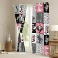 thumbnail image 3 of Homewish Retro Western Cowgirl Blackout Curtains Set of 2 (52x84 Each),Rustic Bull Skull Window Curtains,Vintage Bohemian Tribal Curtains and Drapes For Girls Kids,Microfiber Bedroom Decor, 3 of 6