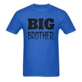 thumbnail image 2 of Funny Brother C-T shirt, Big Brother C-T shirt，Fathers Day GifC-T shirt Birthday Gifts for Men, Royal Blue, 2 of 5