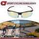 thumbnail image 3 of Gafas de montar para motocicleta Unique Bargains 1 Pc Anti-reflejo Tri-acetel Celulosa PC UV400 Gafas de sol para ciclismo Lente tono dorado Marco naranja negro, 3 of 6