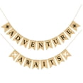 thumbnail image 4 of WHAMVOX MultiColored Linen Retirement Banner for Adventure Party Decorations with Chic Design and Sturdy String, 4 of 7