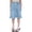 Blue, variant on Ticikt Girl's Denim Skirt Elastic High Waisted Jean Midi Skirts with Pocket