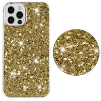 For iPhone 14 Pro Case,Cute Glitter Bling Twinkle Stardust with Drop Protection Shockproof Soft TPU Slim Flexible Phone Case Girls/Women Protective case for iPhone 14 Pro,Anti Scratch,Gold