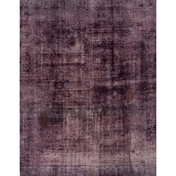 Ahgly Company Machine Washable Indoor Rectangle Abstract Mauve Taupe Purple Area Rugs, 2' x 4'