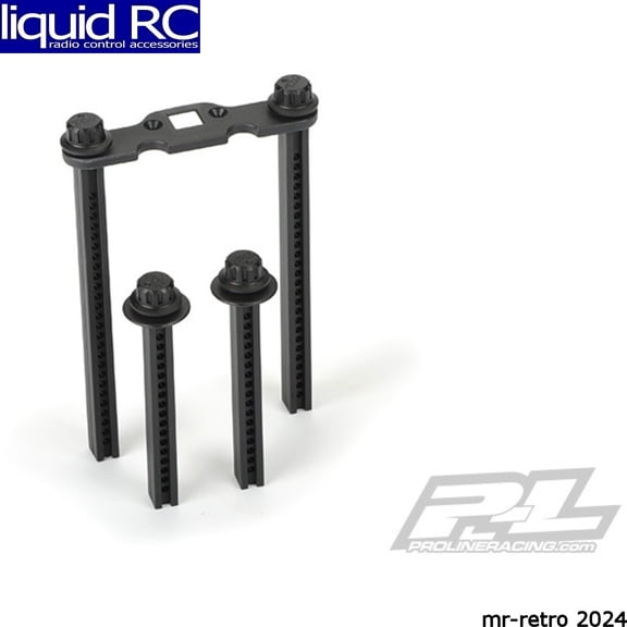 Pro-Line Racing Extended Front & Rear Body Mount Revo 3.3 PRO630700 Electric Car/Truck Option Parts