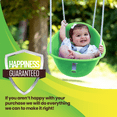 thumbnail image 5 of Swurfer Coconut Toddler Swing – Comfy Baby Swing Outdoor, Safe Quick Click Locking System, Easy Installation, Ages 6 - 36 Months, Green, 5 of 8