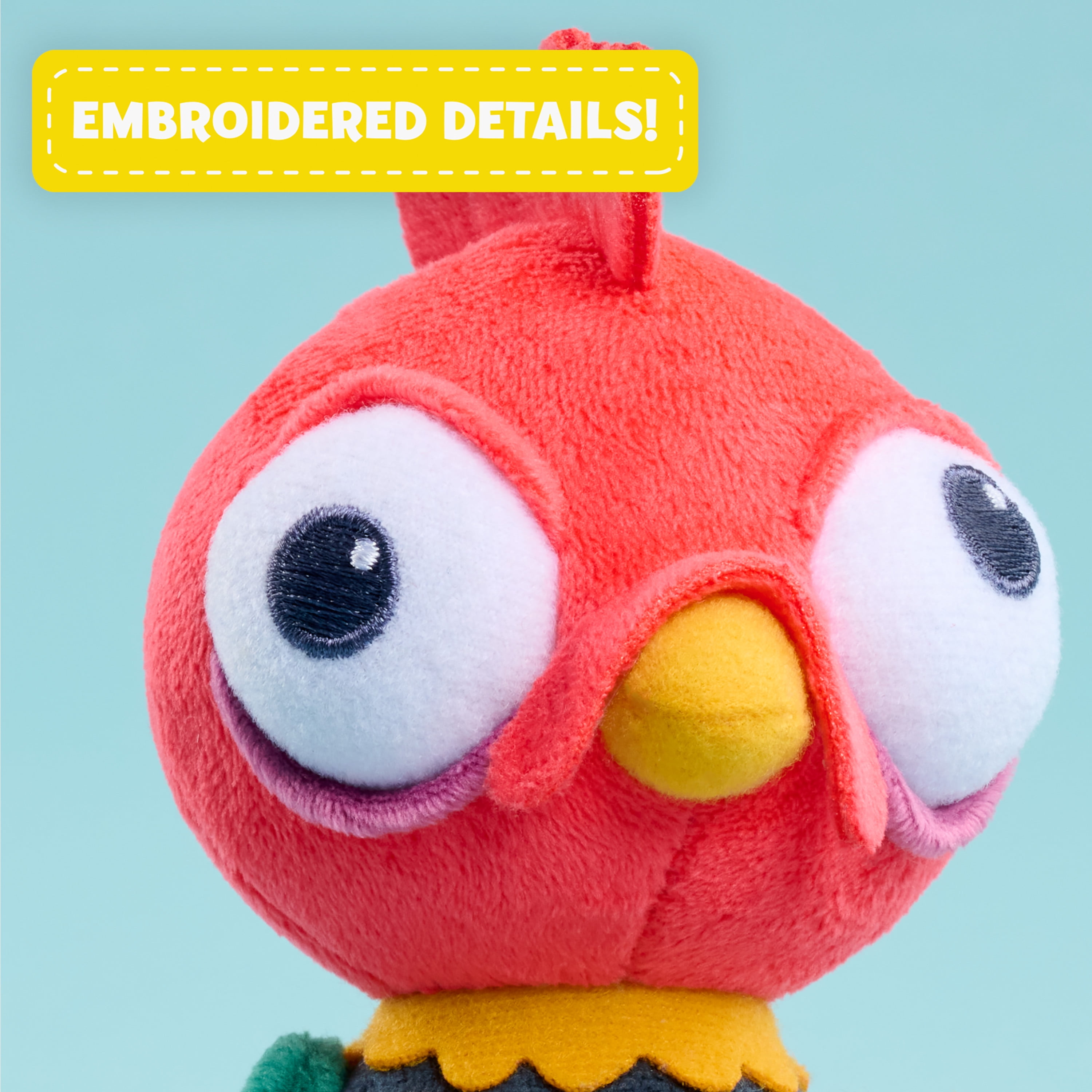Peluche Heihei Disney Princess Frozen Perch’d Shoulder, peluche portable à porter sur l’épaule, pour enfants de 2 ans et plus