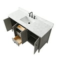 thumbnail image 6 of Vanity Art 60" Bathroom Vanity with Sink, Freestanding Storage Cabinet with Engineered Marble Top, Flip Down Tray, Drawer, and Shelve, 6 of 6