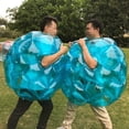thumbnail image 3 of Pelota de burbujas inflable, fútbol de burbujas de cuerpo inflable de 60 cm, hámster humano gigante que golpea la bola del cuerpo juguetes físicos al aire libre para niños y adultos, 3 of 6