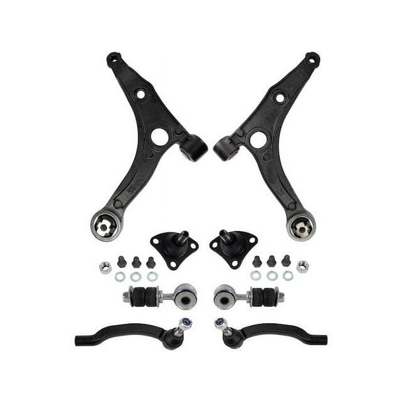 Front Control Arm Ball Joint Tie Rod and Sway Bar Link Kit 8 Piece - Compatible with 2014 - 2021 Ram ProMaster 1500 2015 2016 2017 2018 2019 2020